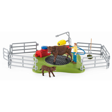 Schleich Farm World - Figur Kuhwaschstation (42529)