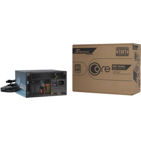 Seasonic Core BC-650 ATX 3.1 650 Watt Netzteil (schwarz, 2x PCIe)