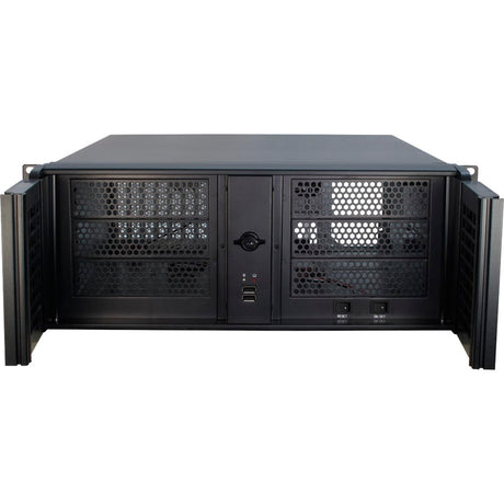 Inter-tech 4u-4098-s Rackgehäuse (schwarz | 2x USB-A)