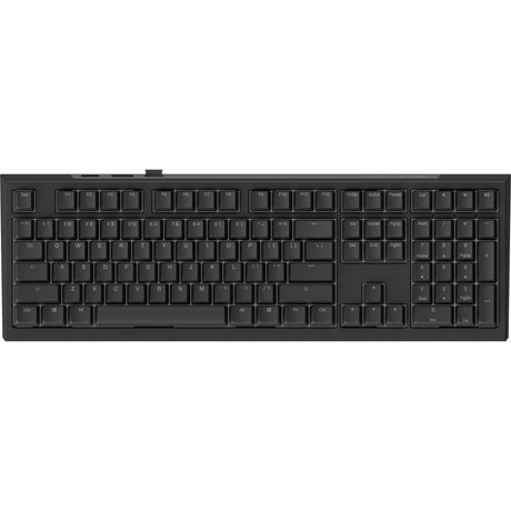Ducky One X kabellose mechanische RGB-Tastatur (schwarz, US-Layout (QWERTZ), induktiv, 100 %, Hot-Swap-fähig, PBT, 2,4 GHz | Bluetooth | USB-C)