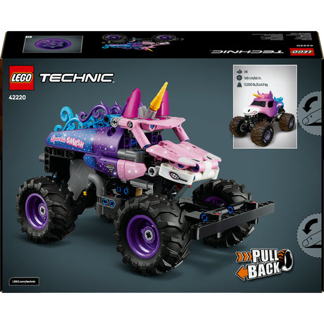 Lego Technic 42220 Monster Jam Sparkle Smash Zurückziehen