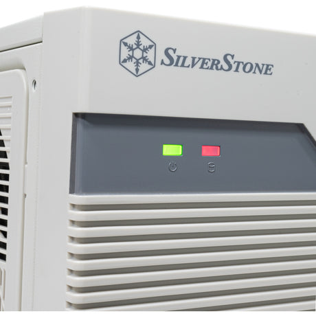 Silverstone FLP01 HTPC-Gehäuse (Creme | 2x USB-A | 1x USB-C)