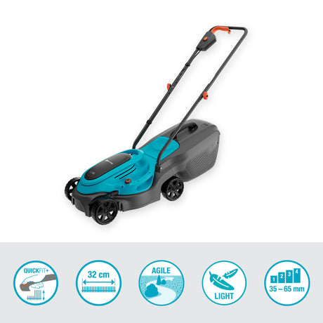 Gardena Rasenmäher Easymax 32 18 V P4A Set 4.0