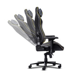 Trust GXT 721 Ruya Pro Premium bequemer Gaming-Stuhl (Schwarz Gelb)