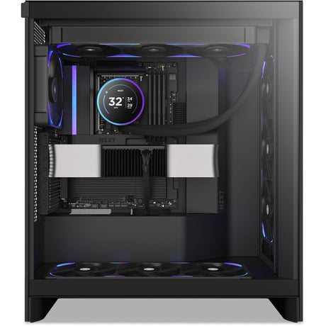 Nzxt f360x RGB-Gehäuselüfter (schwarz, 3 Stück, 360 x 120 x 30 mm, PWM)