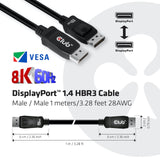 Club 3D DisplayPort 1.4 DisplayPort 1.4 männlich-männlich