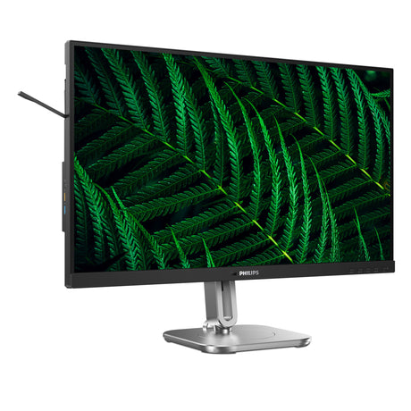 Philips 27b2g5200 27 monitor (zilver zwart, 1x displayport, 1x hdmi, 1x vga, 4x usb-a)