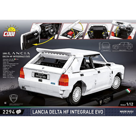 Cobi lancia delta hf integrale evo - executive edition constructiespeelgoed (schaal 1:12)