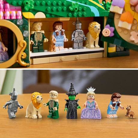 Lego 75685 „Wicked Emerald City“ als Wandkunst