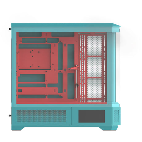 Thermaltake View 600 tg Mint Strawberry Big-Tower-Gehäuse (Mint Berry | 2x USB-A | 1x USB-C | gehärtetes Glas)