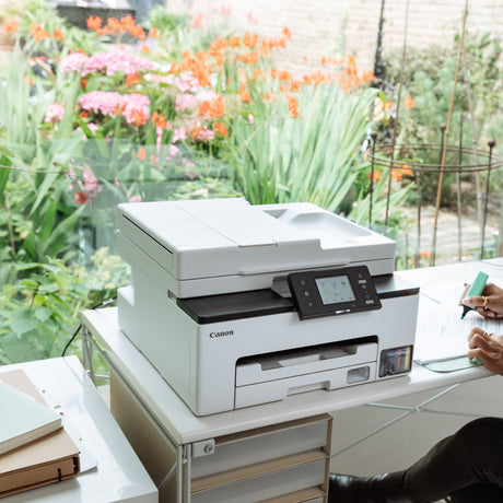 Canon maxify gx2051 All-in-One-Tintenstrahldrucker mit Faxfunktion (Weiß, Drucken, Kopieren, Scannen, Faxen, WLAN)