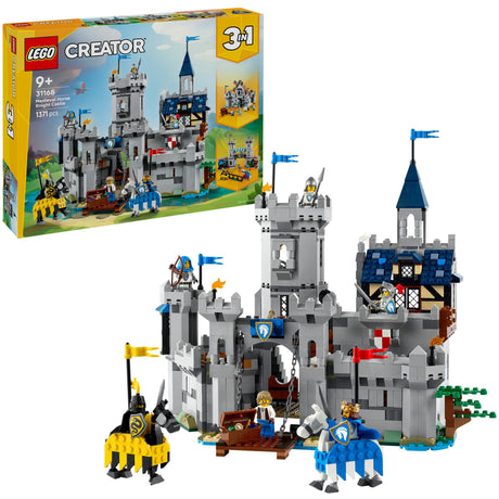 Lego® creator 3in1 medieval castle with knights on horseback - 31168