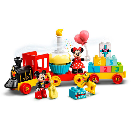 Lego Duplo Disney Mickey Minnie Geburtstagszug, baubares Spielzeug für Kleinkinder 10941