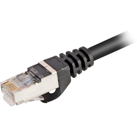 Sharkoon Netzwerkkabel SFTP, RJ-45 mit Cat.6 (schwarz, 2 Meter)