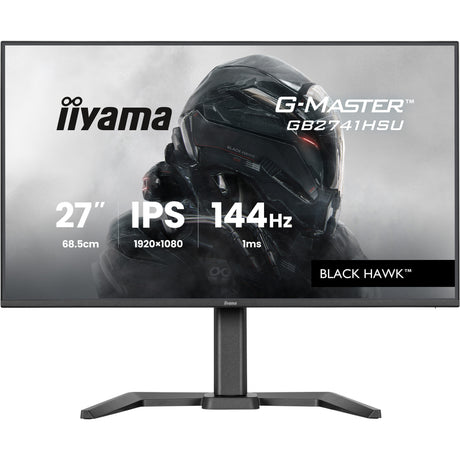 Iiyama G-Master Black Hawk GB2741HSU-B1 27 Gaming-Monitor (schwarz, HDMI, DisplayPort, 2x USB-A, USB-B, 144 Hz)