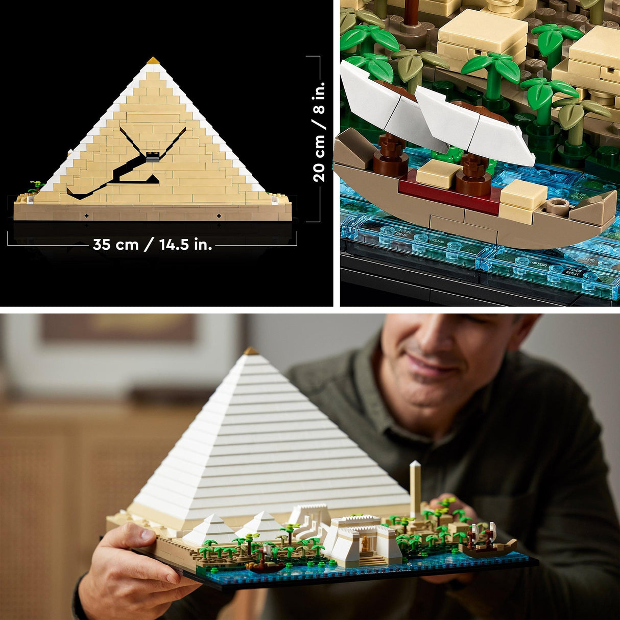 Lego Architecture 21058 große Pyramide von Gizh