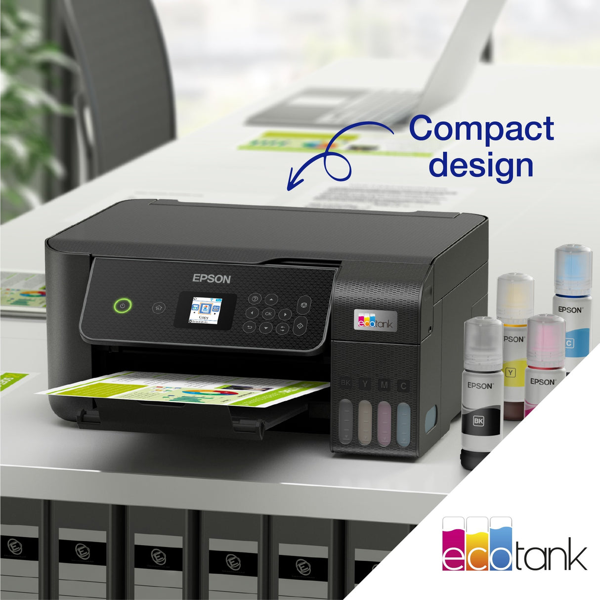 EPSON ECOTANK ET-2870 A4 Multifunktional Wi-Fi-Drucker