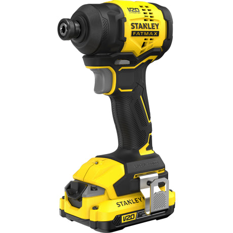 Stanley Fatmax V20 18V Schlagschrauber (schwarz gelb, Akku und Ladegerät inklusive, mit Koffer)