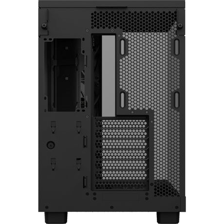 Nzxt h6 flow midi tower housing (black | 2x USB-A | 1x USB-C | tempered glass)