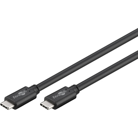 Goobay Sync Charge Super Speed USB-C Kabel (schwarz, 1,5 Meter)