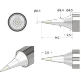 Ifixit Fixhub Lötspitze, feiner Lötkolben (Silber)