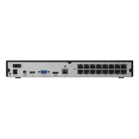 Reolink RP-PN16-NHD, 16-Kanal-PoE-NVR-Netzwerk-Videorecorder (schwarz)