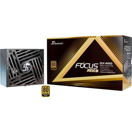 Seasonic Focus GX-850-V4 ATX3.1 Modulares 850-Watt-Netzteil (Schwarz, 1x 12VHPWR, 3x PCIe)