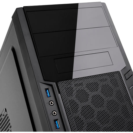 Silverstone sst-ps13b Midi-Tower-Gehäuse (schwarz | 2x USB-A)