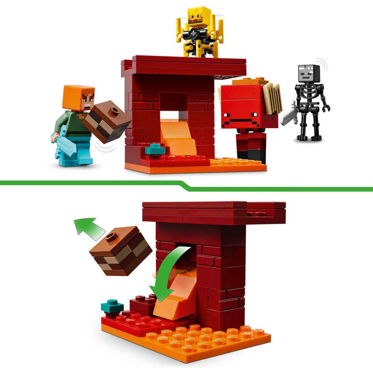 Lego Minecraft 21266 Die Lavaschlacht im Nether