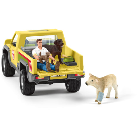 Schleich Farm World Spielfigurenset Tierarztbesuch auf dem Bauernhof