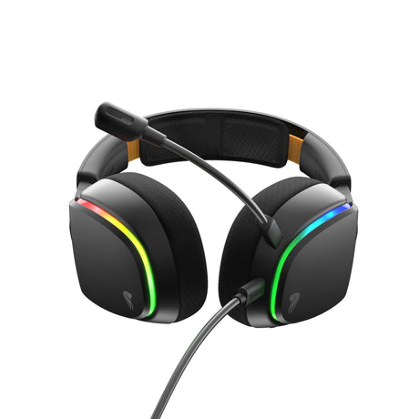 Glorious GHS Eternal RGB – Stereo-RGB-Gaming-Headset, Over-Ear-Gaming-Headset (Schwarz, PC, PS5, PS4, Switch, USB-C)