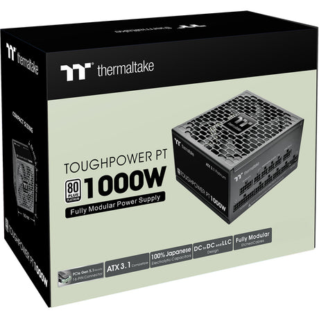 Thermaltake Toughpower PT modulares 1000-Watt-Netzteil (1x 12V-2x6, 2x PCIe)