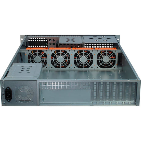 Inter-tech 2u-2129-n Rackgehäuse (schwarz | 2x USB-A)