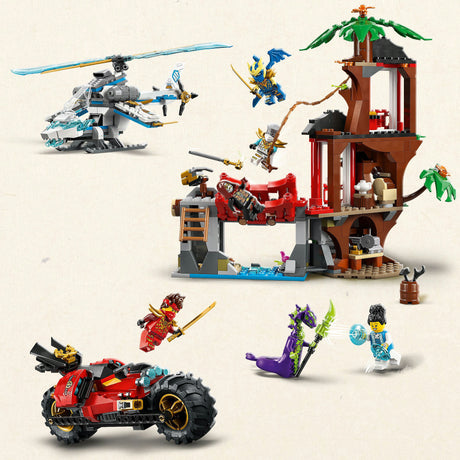 Lego Ninjago 71857 Ninja-Fahrzeuge am Baumhaus