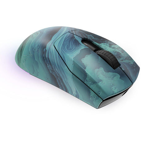Sharkoon SGM25W Gaming-Maus (Türkisblau, 12.000 dpi, RGB-LEDs)