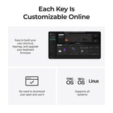 Keychron q6 he 8k magnetic switch keyboard (wit, us lay-out (qwerty), ultra-fast lime, 100%, rgb, hot swap, 8k)