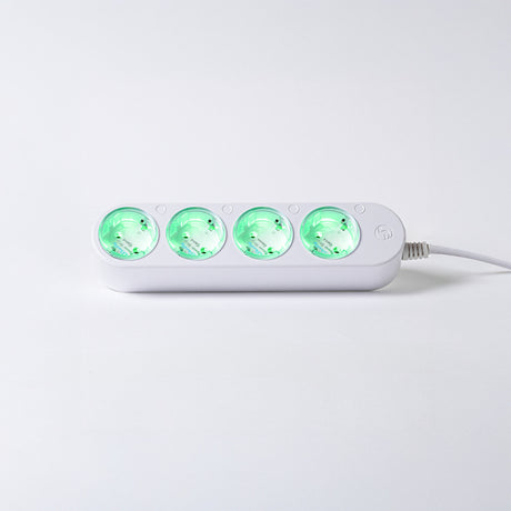 Shelly Steckdosenleiste Gen4 Steckdosenleiste (weiß, WLAN, Bluetooth, Zigbee)