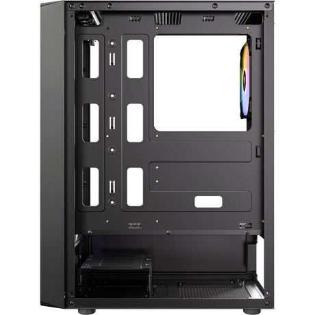 Antec Ax26 RGB Elite Midi-Tower-Gehäuse (schwarz | 3x USB-A | gehärtetes Glas)