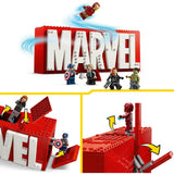 Lego Superhelden 76313 Marvel-Logo und Minifiguren