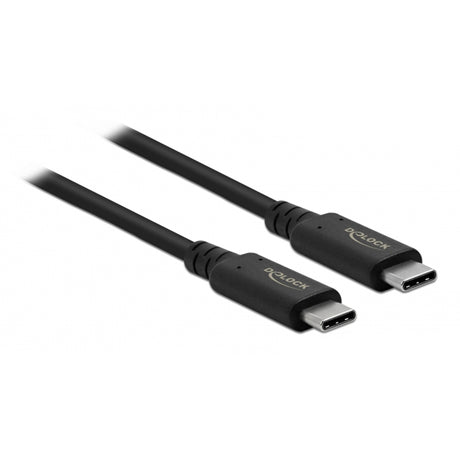 Delock USB4 40 Gbit/s Koaxial-Koaxialkabel (schwarz, 0,8 Meter)