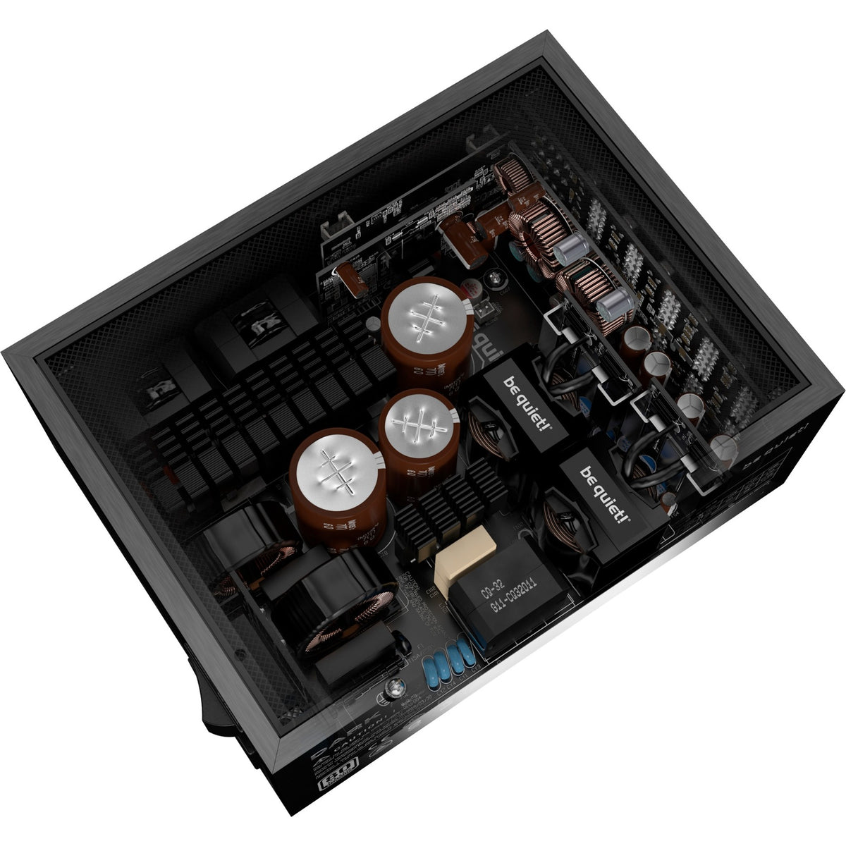 Ruhig sein! Dark Power Pro 13 modulares 1600-Watt-Netzteil (schwarz, 2x 12V-2x6, 6x PCIe)