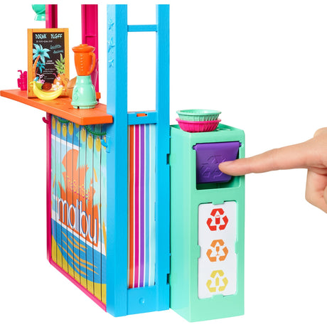 Barbie liebt das Puppenzubehör „Ocean Beach Shack“.