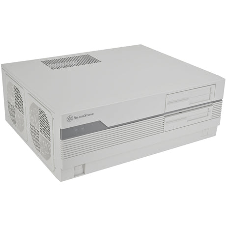 Silverstone FLP01 HTPC-Gehäuse (Creme | 2x USB-A | 1x USB-C)