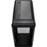 Cooler master masterframe 360 panorama showcase behuizing (zwart | 2x usb-a | 1x usb-c | rgb | tempered glass)