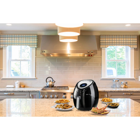Ariete Airy Fryer XXL Heißluftfritteuse (schwarz, 2,5 kg | 5,5 Liter)