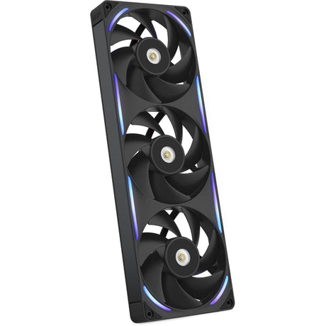 Nzxt f360x RGB-Gehäuselüfter (schwarz, 3 Stück, 360 x 120 x 30 mm, PWM)