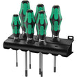 Wera 367 6 Schraubendreher-Set Kraftform Plus (schwarz grün, 6-teilig)
