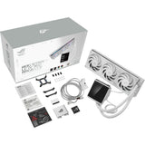 Asus ROG Strix LC IV 360 ARGB LCD-Wasserkühlung (Weiß, 4-Pin-PWM)
