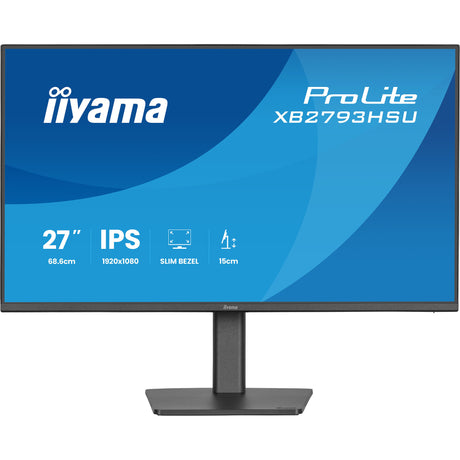 Iiyama Prolite XB2793HSU-B1 27 Monitor (Schwarz (matt), HDMI, Display Port, 2x USB-A, USB-B)