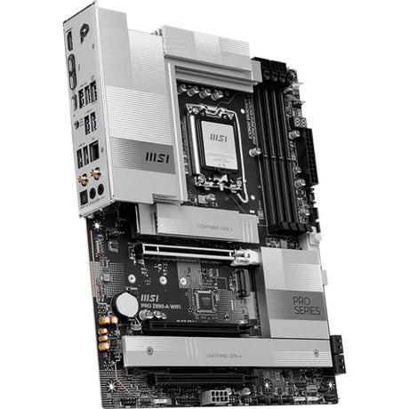 Msi pro z890-a wifi socket 1851 moederbord (zwart wit, raid, 5gb-lan, wi-fi 7, bt, sound, atx)
